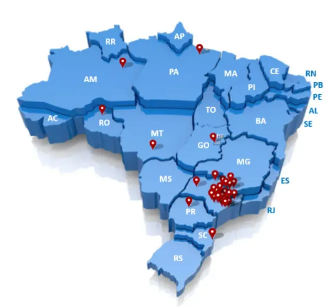 Mapa de Clientes